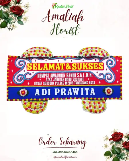 Papan Bunga Ucapan Selamat sintang